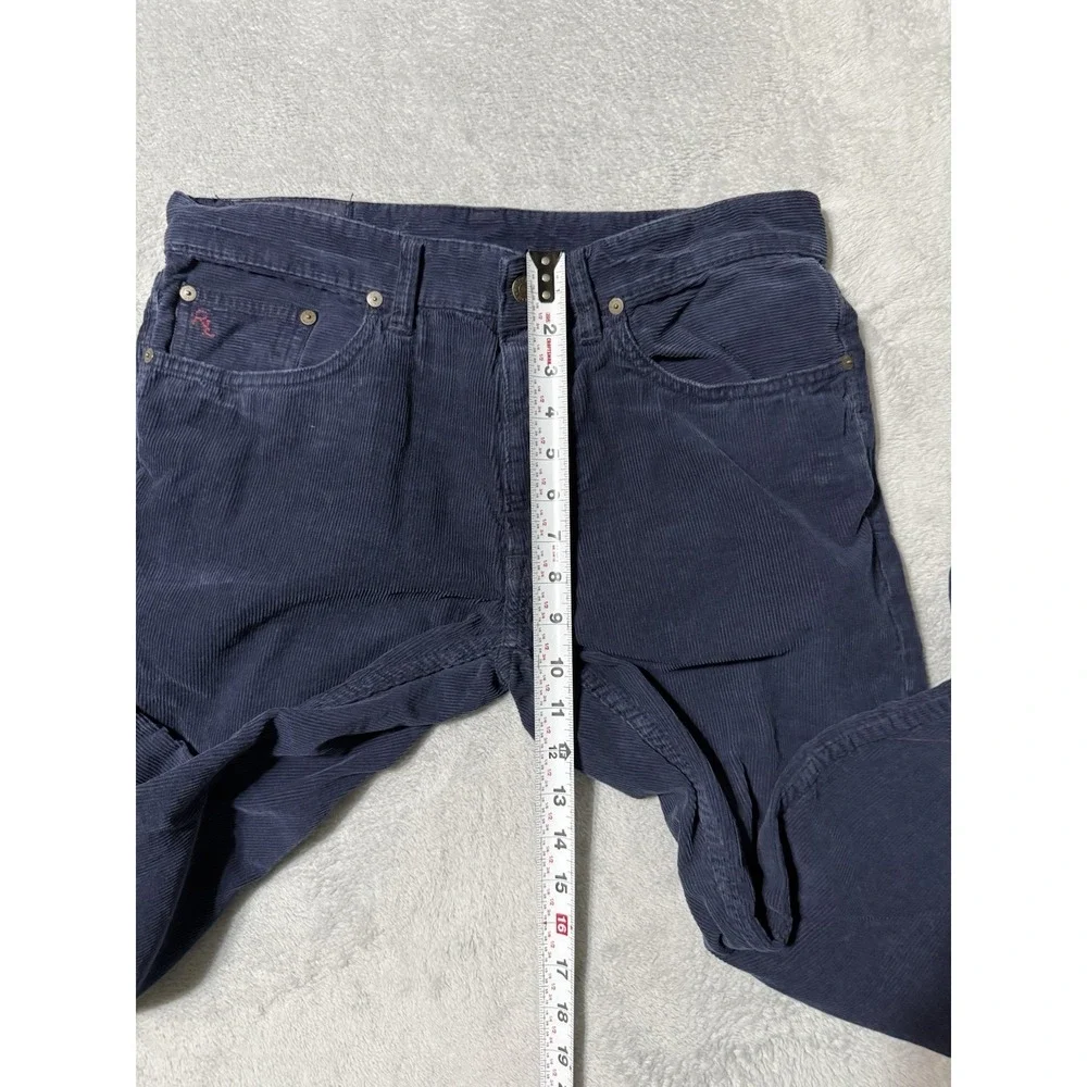 Polo Ralph Lauren Corduroy Pants Mens 32x29 Navy‎ Blue Corduroy Cotton
